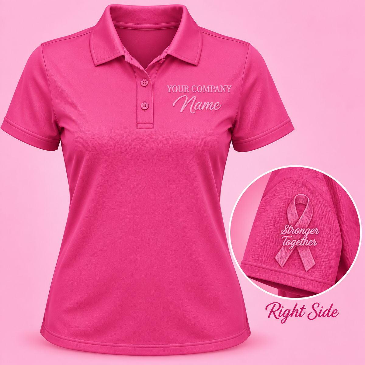 Stronger Together Polos